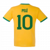 PELE #10 Brazil 1970 Home Yellow Retro Jersey