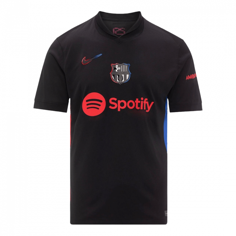 Barcelona 2024/25 Away Black Spotify Logo Without Text Jersey