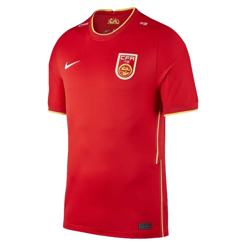 China PR 2021 Home Red Player Version Jersey