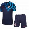 Croatia 2022 Away Blue Kids Kit