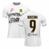 BENZEMA #9 Al Ittihad Saudi 2023/24 Away White Jersey