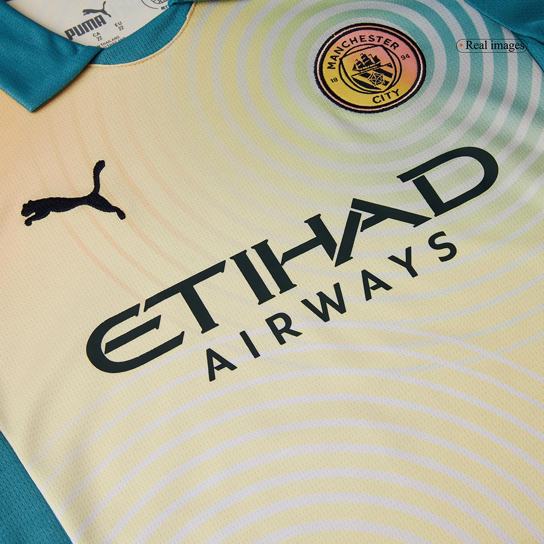 Manchester City 2024/25 Fourth Blue Kids Kit