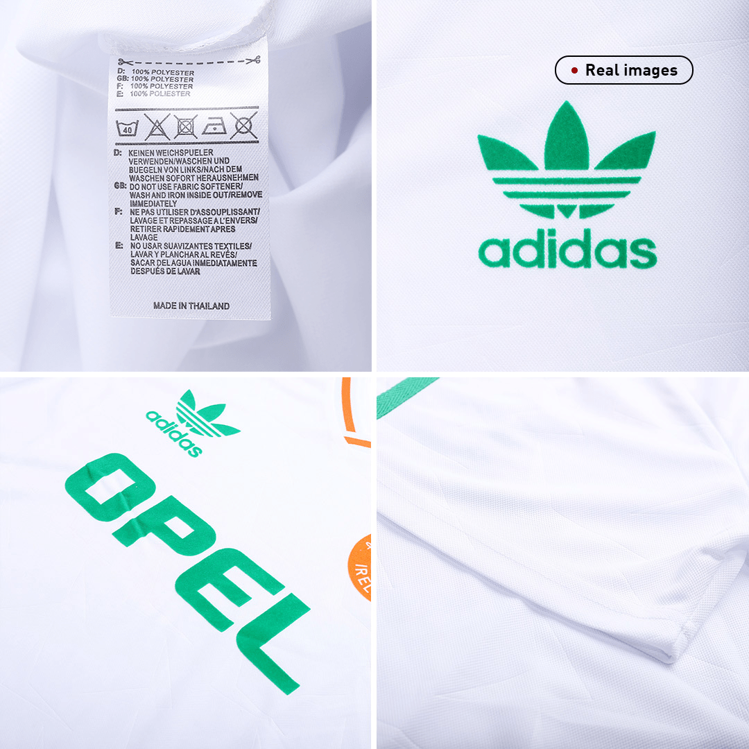 Iceland 1990 Away White Retro Jersey