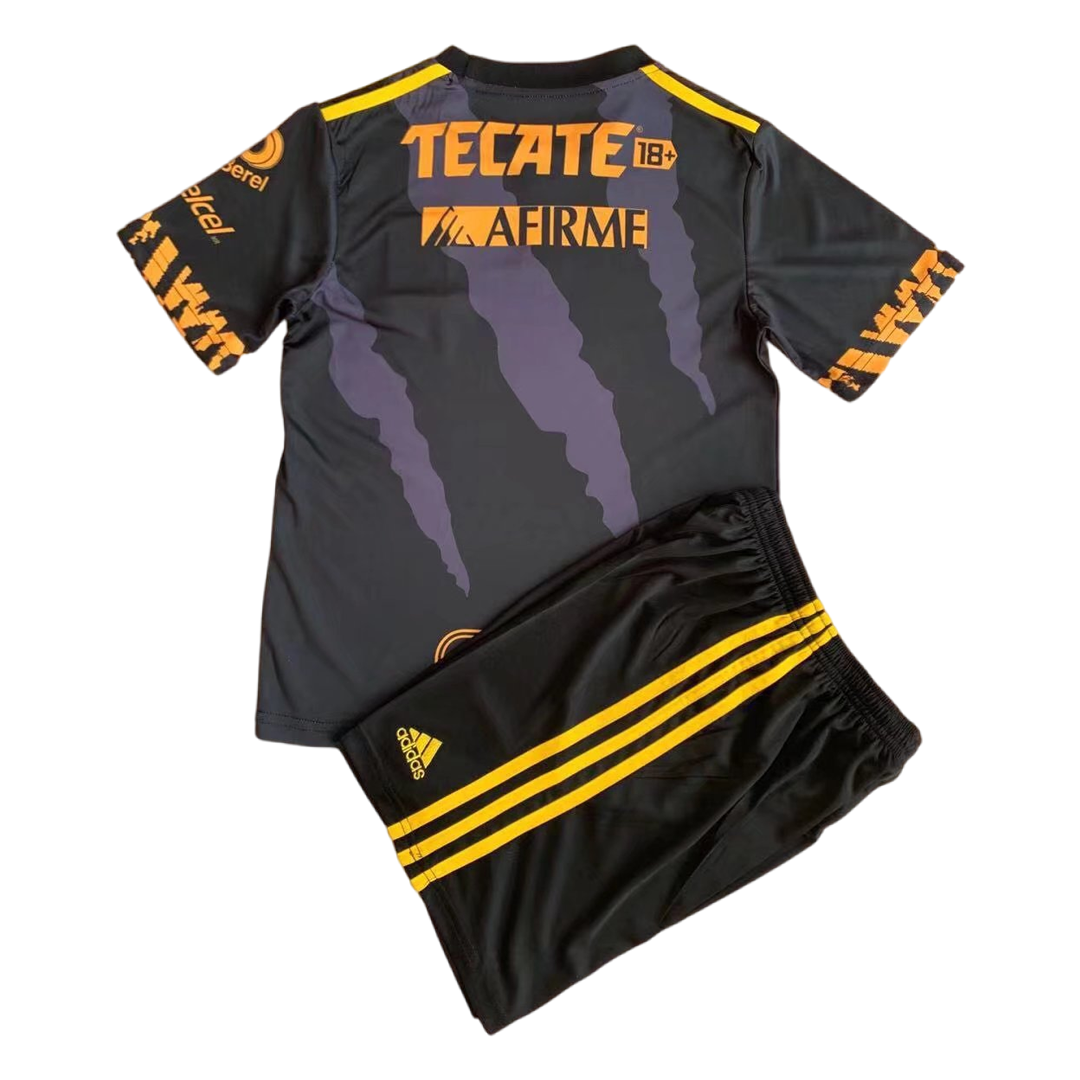 Tigres UANL 2021/22 Third Black Kids Kit
