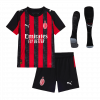 AC Milan 2025/26 Home Black Kids Kit