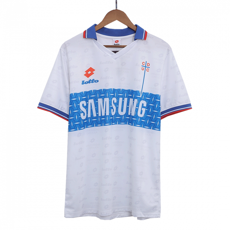 Universidad Catolica 1996 Home White Retro Jersey