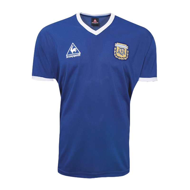 Argentina 1986 Away Blue Retro Jersey