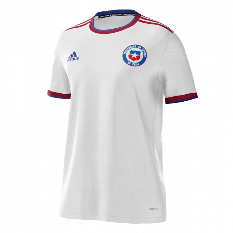 Chile 2021/22 Away White Jersey