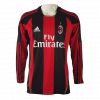AC Milan 2010/11 Home Black Long Sleeve Retro Jersey