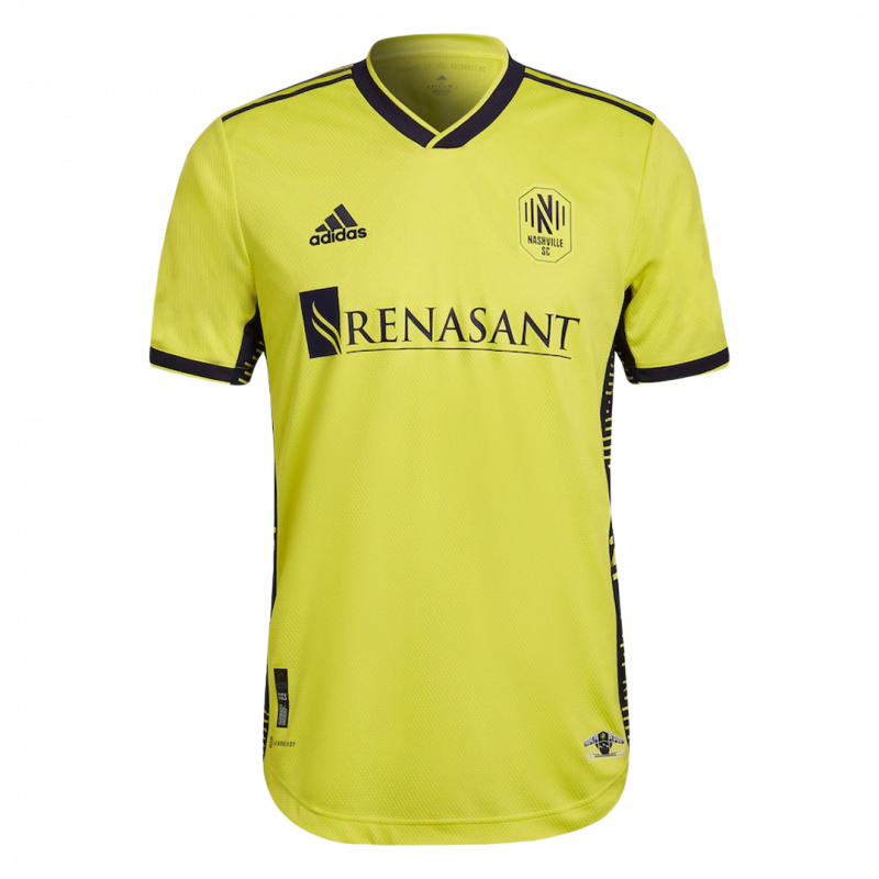 Nashville SC 2022 Home Yellow Player Version Jersey
