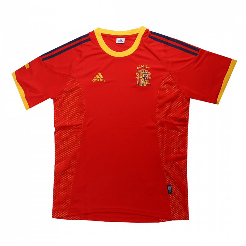 Spain 2002 Home Retro Jersey