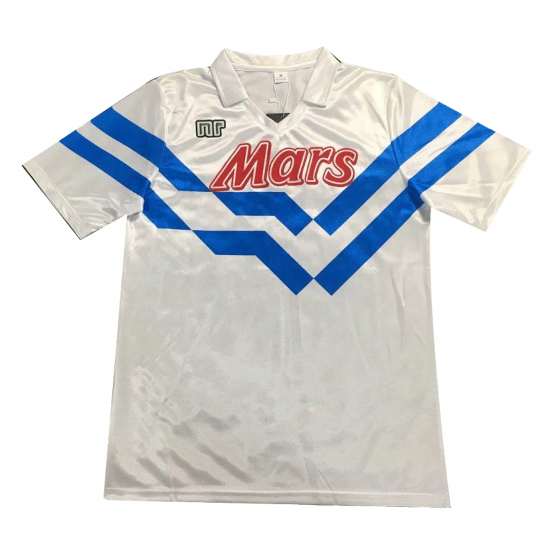Napoli 1988/89 Away White Retro Jersey