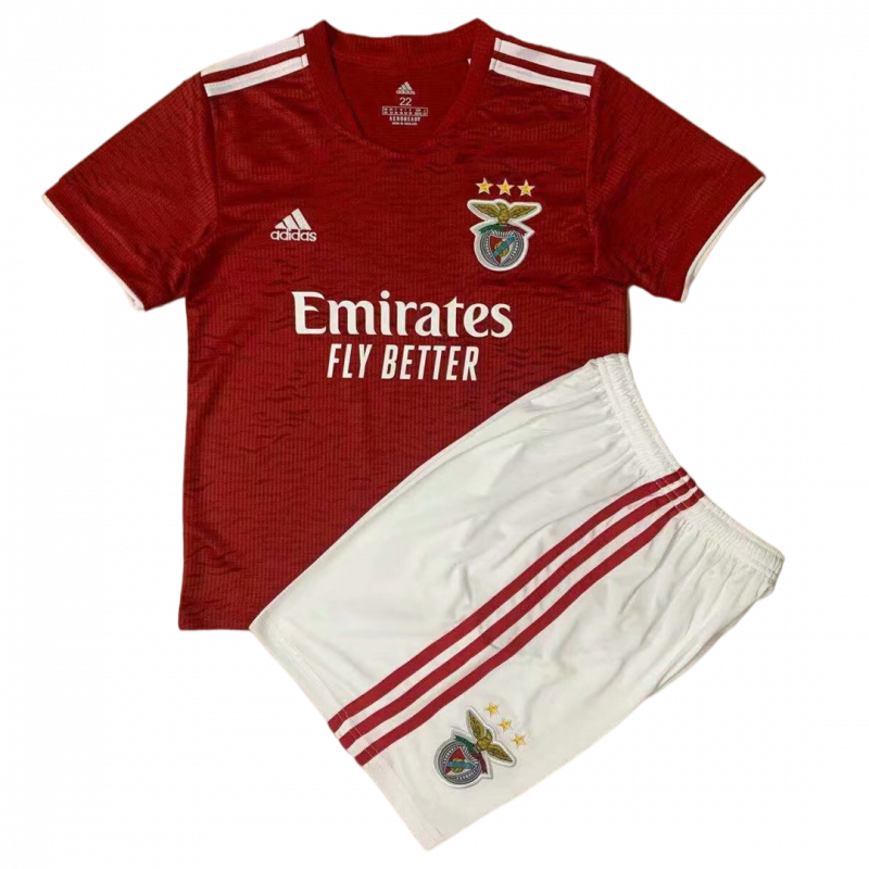 Benfica 2021/22 Home Red Kids Kit