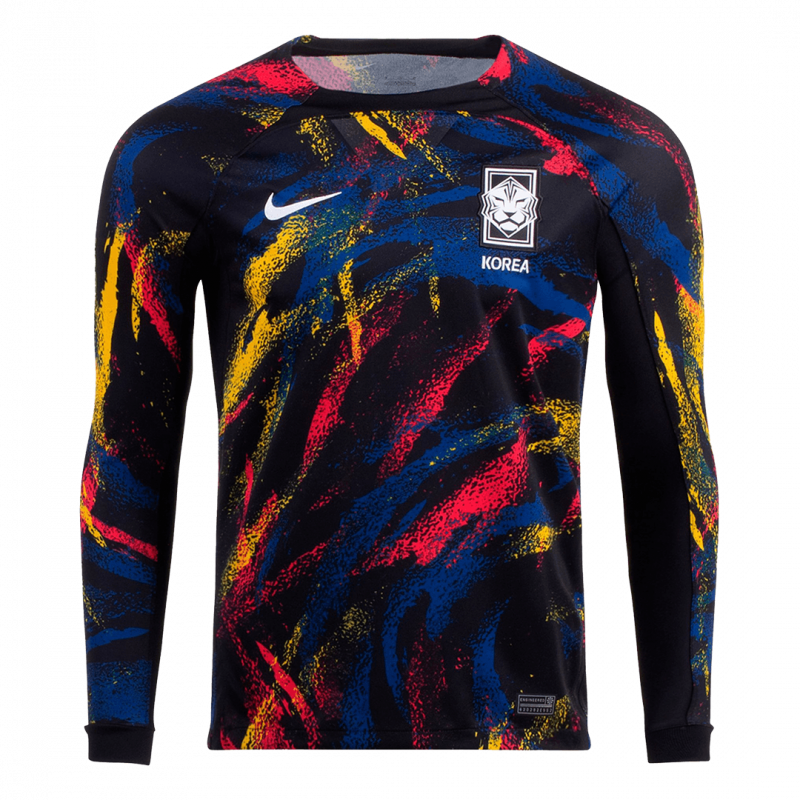South Korea 2022 Away Black Long Sleeve Jersey