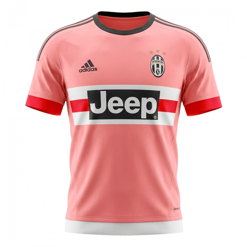 Juventus 2015/16 Away Pink Retro Jersey