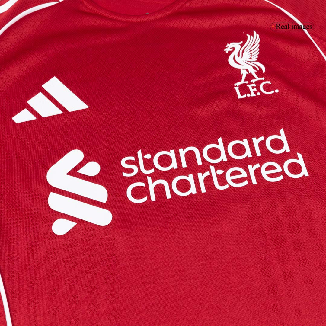 Liverpool 2025/26 Home Red Player Version Jersey