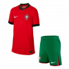 Portugal 2024 Home Red Kids Kit