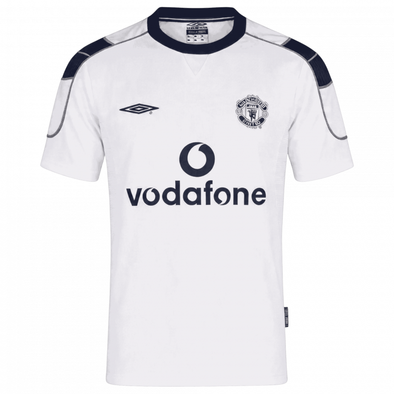 Manchester United 2000/01 Away White Retro Jersey