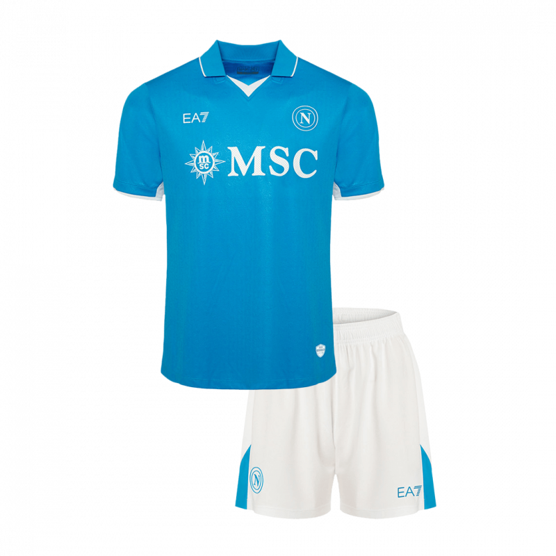 Napoli 2024/25 Home Blue Kids Kit