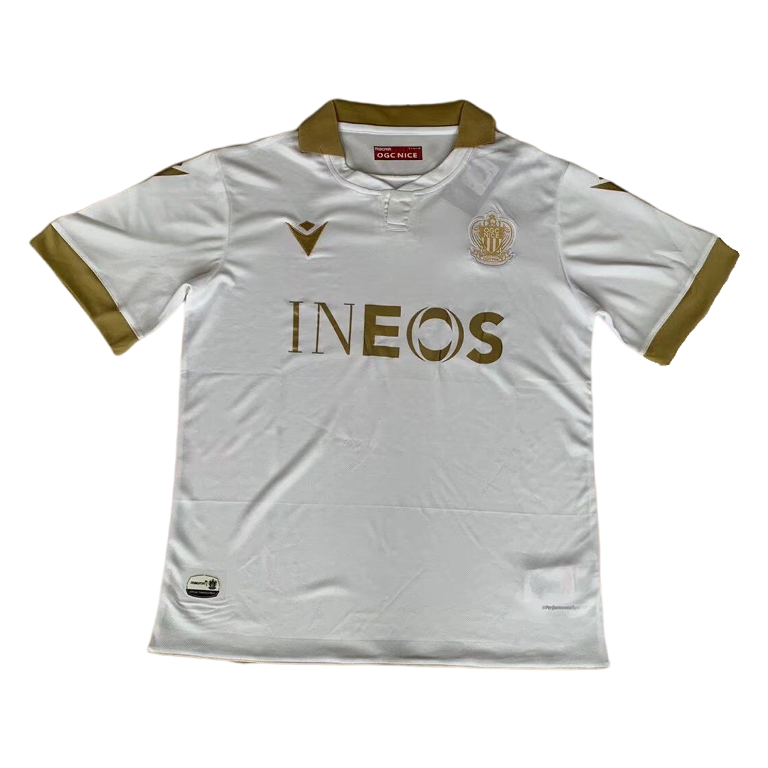OGC Nice 2021/22 Away White Jersey