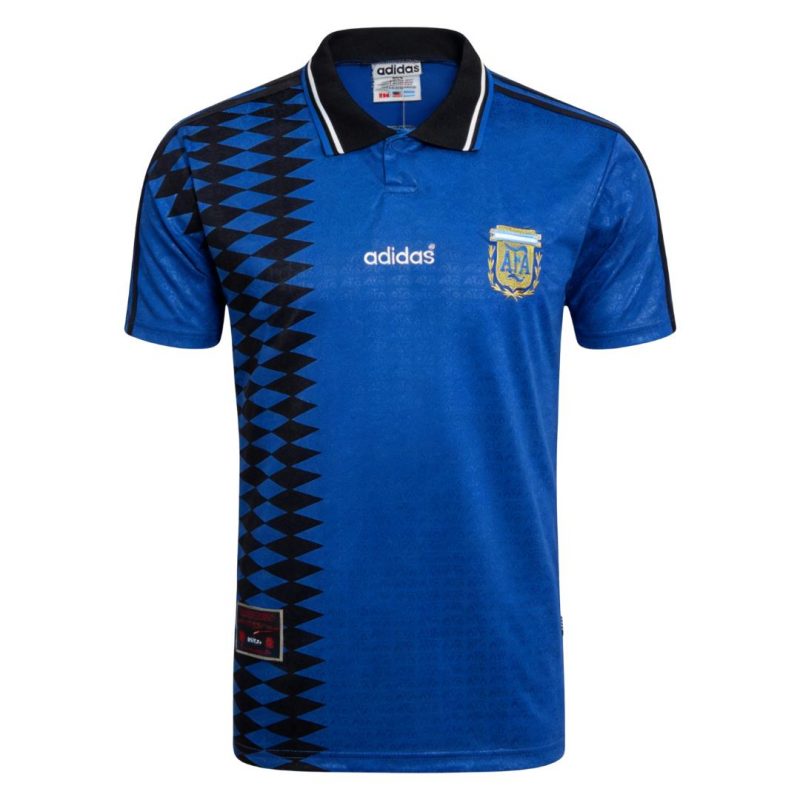 Argentina 1994 Away Blue Retro Jersey