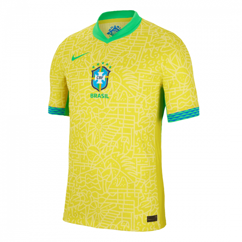 Brazil 2024 Home Yellow Player Version Jersey