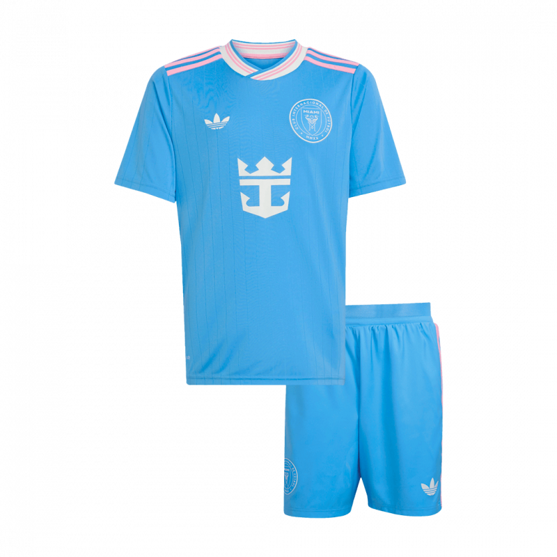 Inter Miami CF 2025 Third Blue Kids Kit