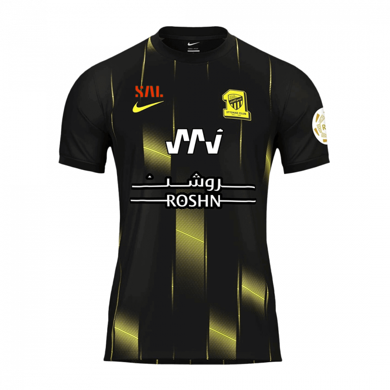 Al Ittihad Saudi 2023/24 Third Black Jersey