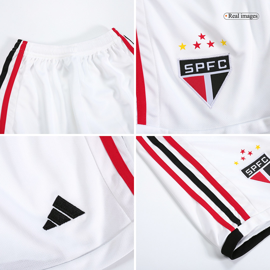Sao Paulo FC 2023/24 Home White Kids Kit