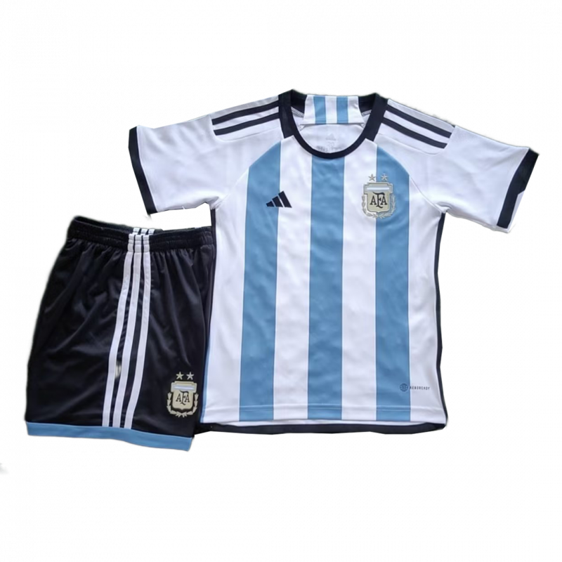 Argentina 2022 Home White Kids Kit