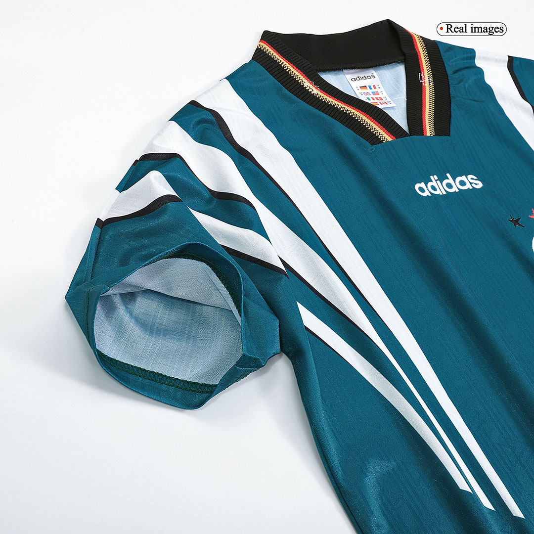 Germany 1996/97 Away Green Retro Jersey