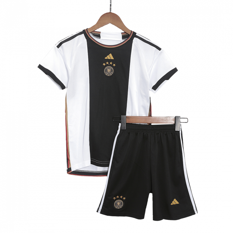 Germany 2022 Home Black Kids Kit