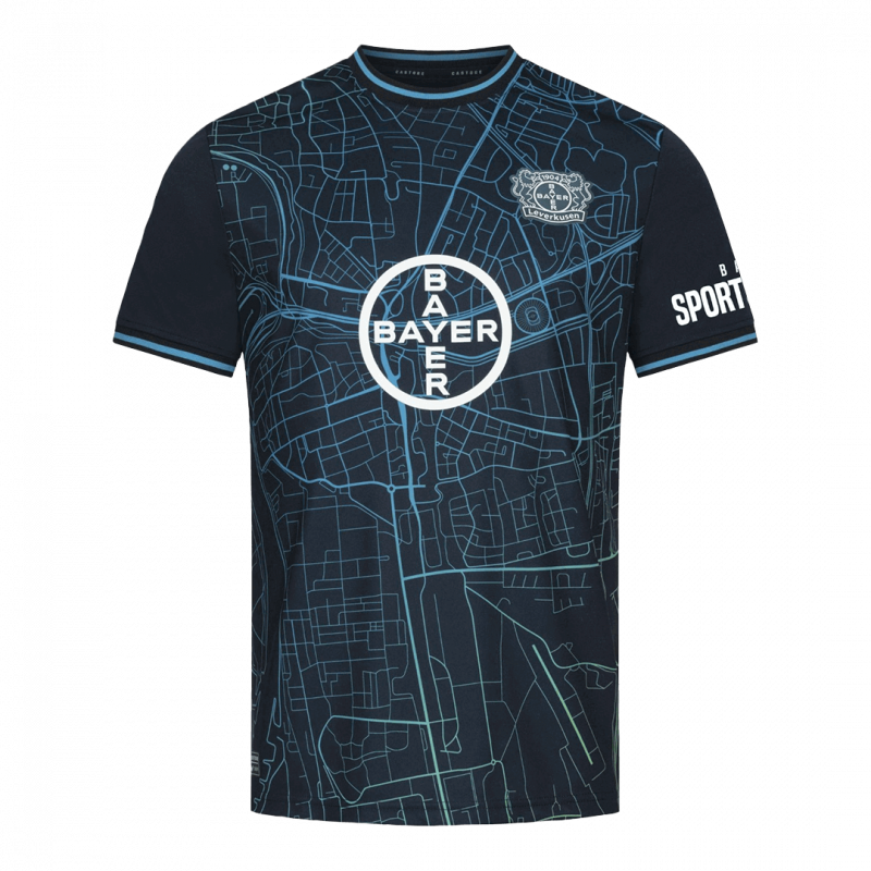 Bayer Bayer 04 Leverkusen 2023/24 Blue Jersey