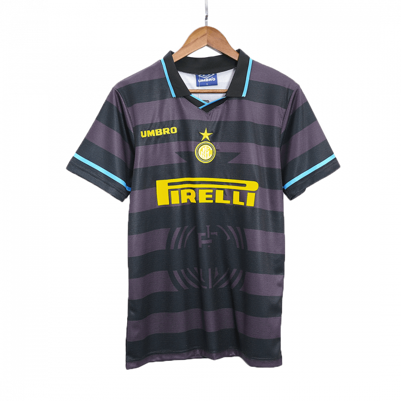 Inter Milan 1997/98 Away Black Retro Jersey