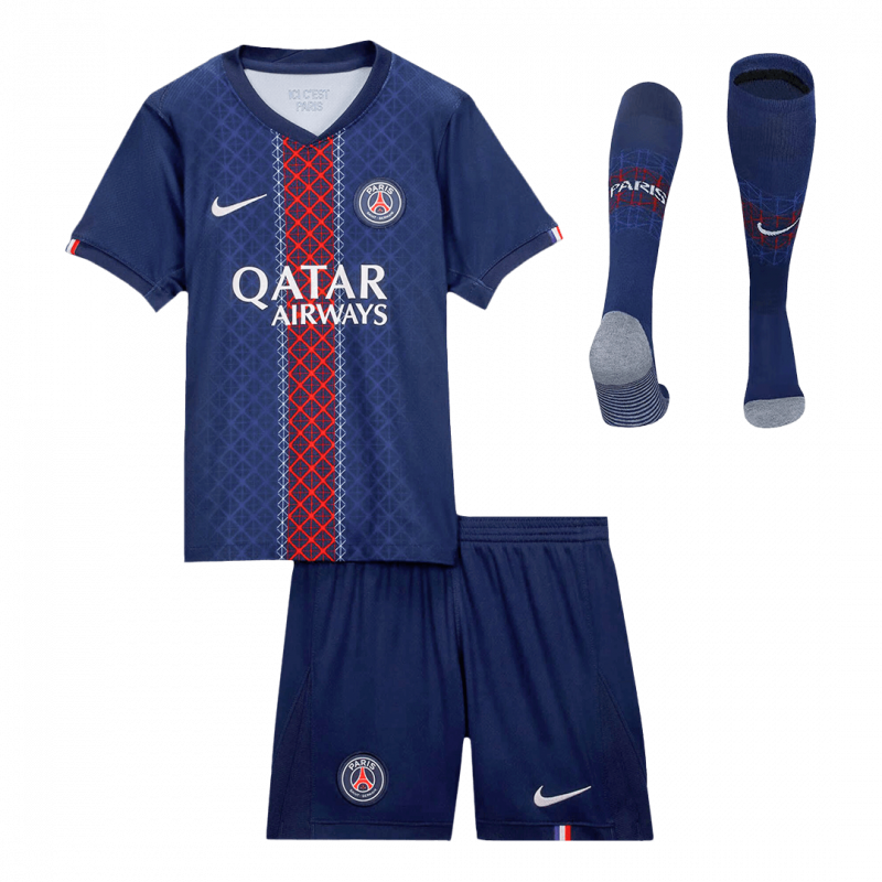 Paris Saint-Germain 2025/26 Home Blue Kids Kit