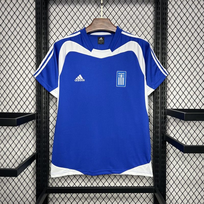 Grece maillot foot 2004 Retro Jersey