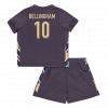 BELLINGHAM #10 England 2024 Away Purple Kids Kit