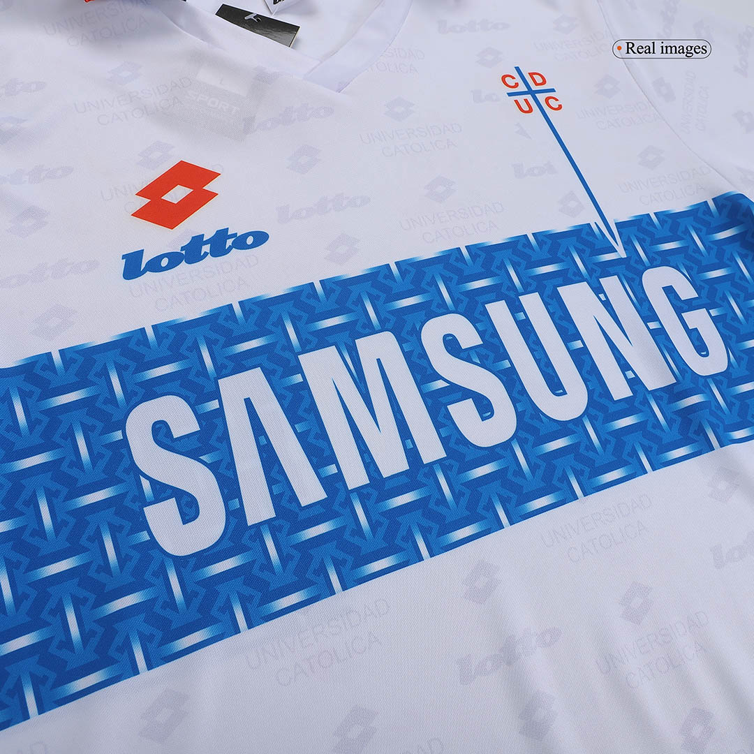 Universidad Catolica 1996 Home White Retro Jersey