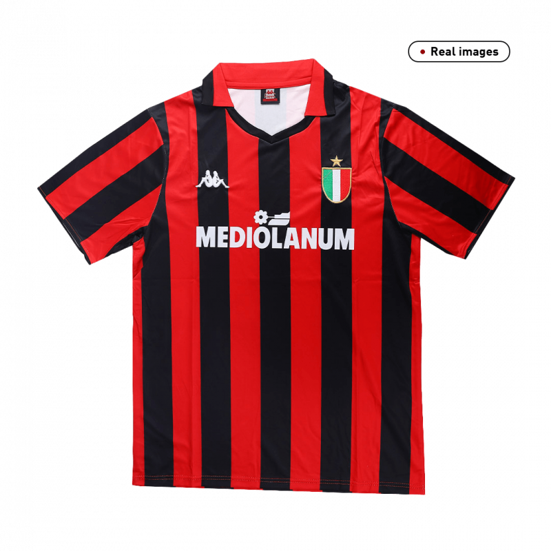 AC Milan 1988/89 Home Red Retro Jersey