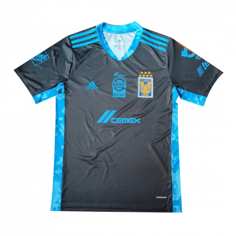 Tigres UANL 2020/21 Goalkeeper Black Goalkeeper Jersey