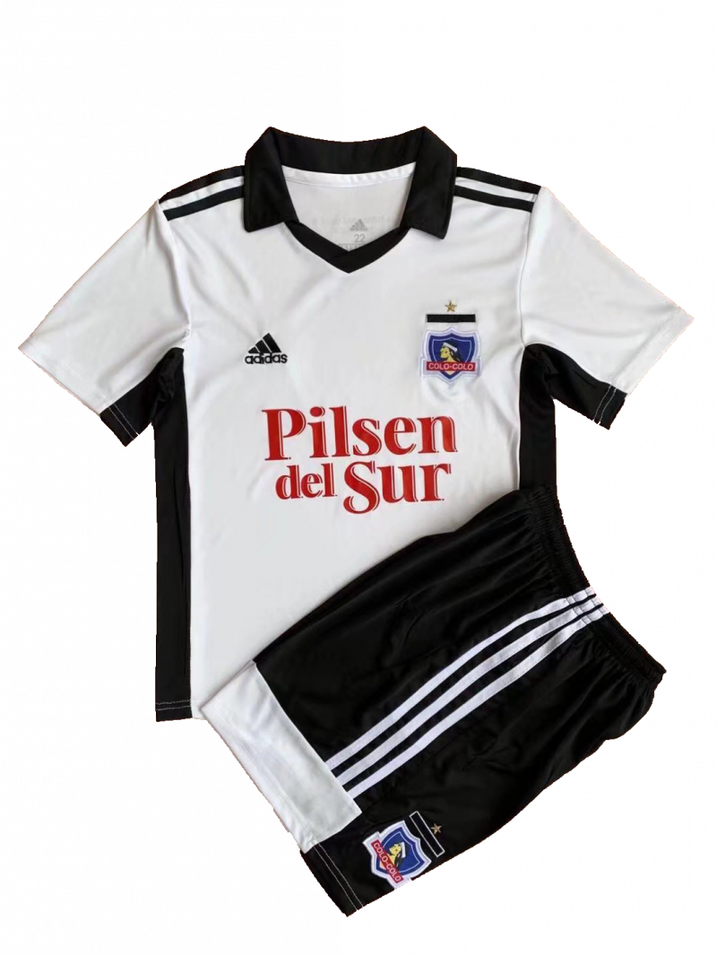 Colo Colo 2022/23 Home White Kids Kit
