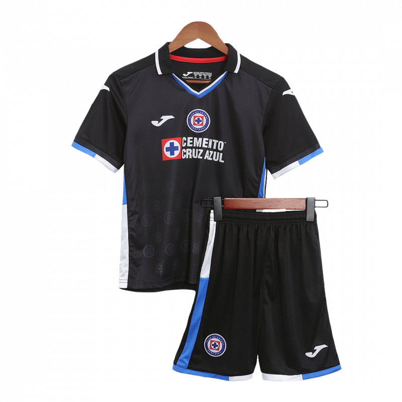 Cruz Azul 2022/23 Third Black Kids Kit