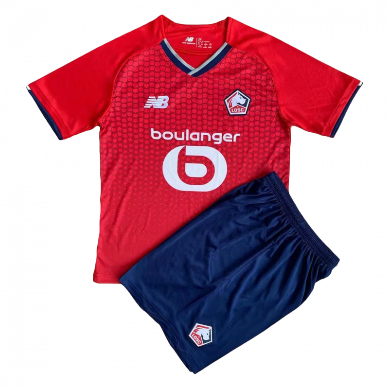 Lille OSC 2021/22 Home Red Kids Kit