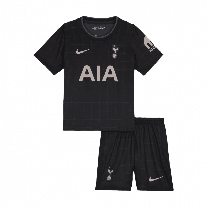 Tottenham Hotspur 2025/26 Away Black Kids Kit