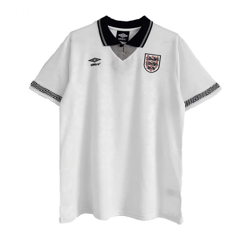 England 1990 Home White Retro Jersey