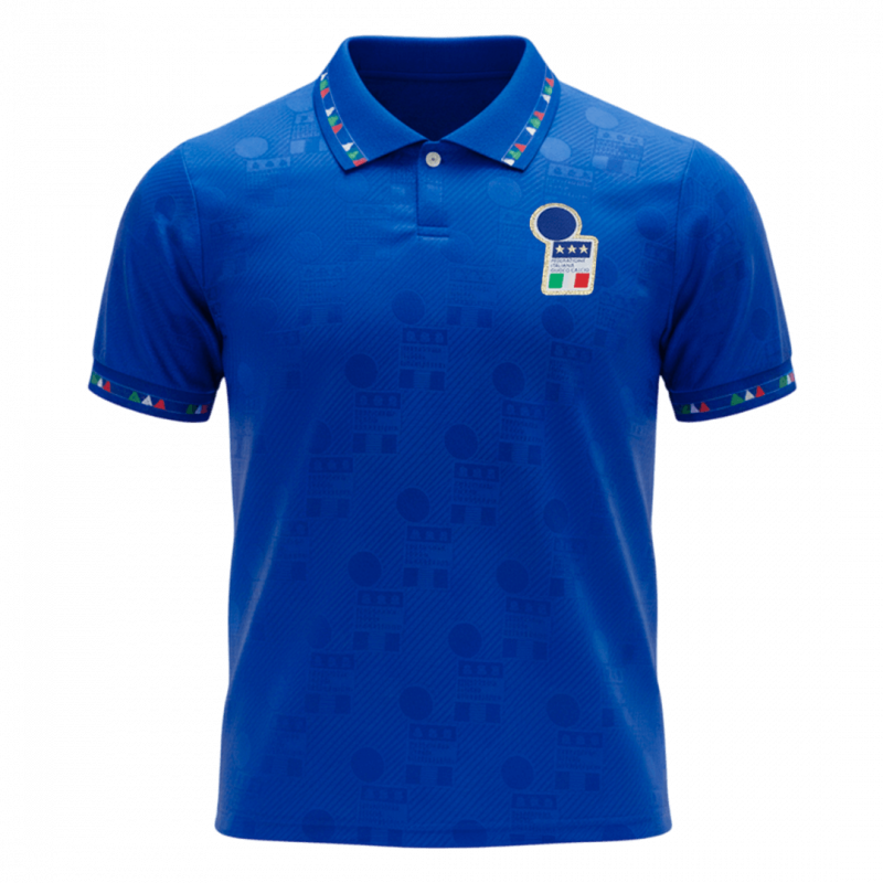 Italy 1994 Home Blue Retro Jersey
