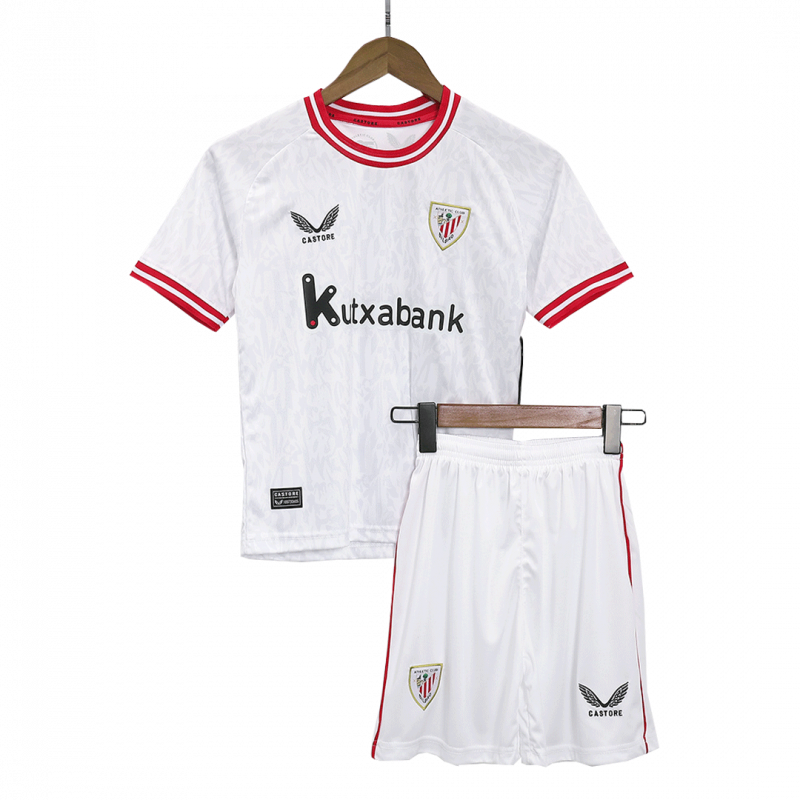 Athletic Club de Bilbao 2023/24 Third White Kids Kit