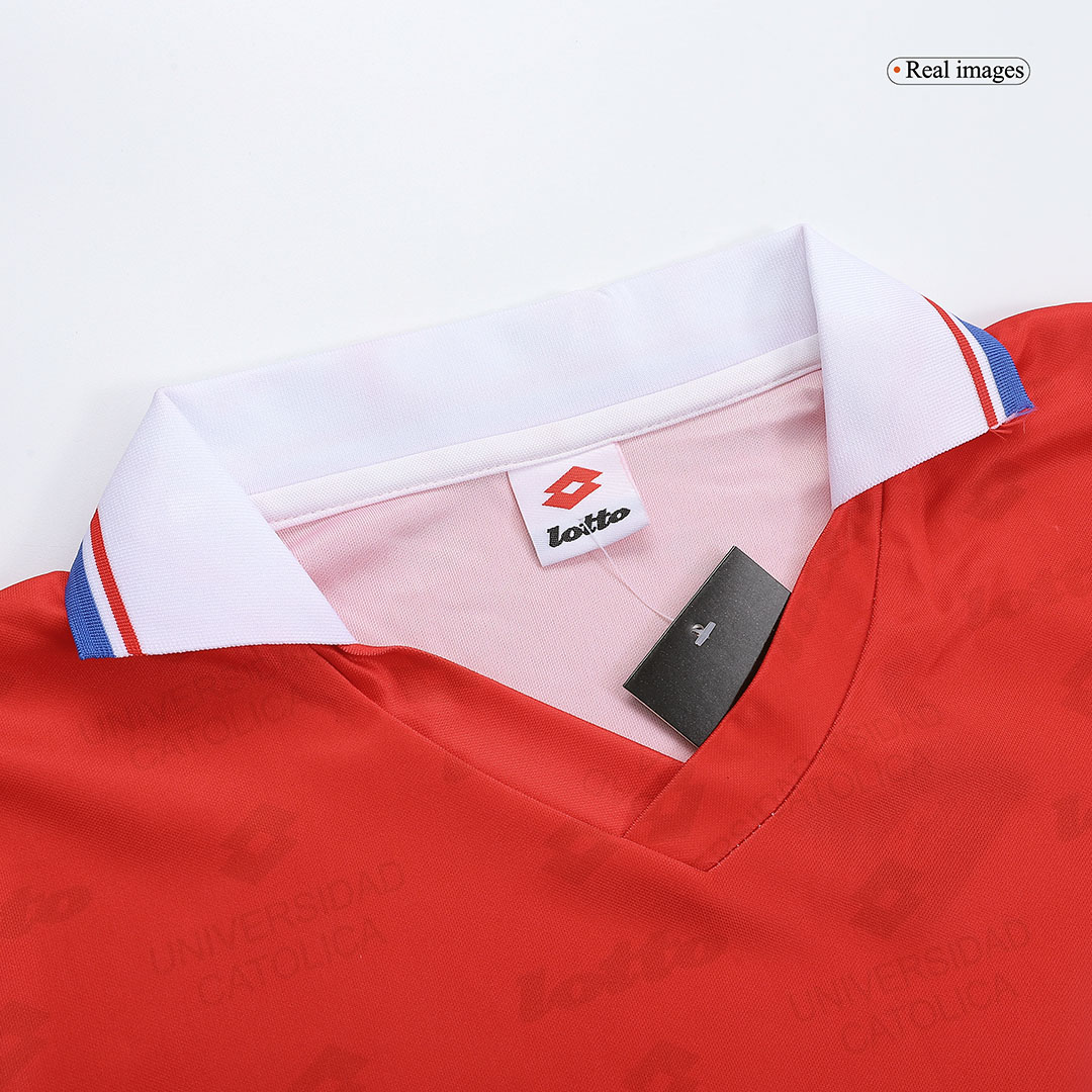 Universidad Catolica 1996 Away Red Retro Jersey