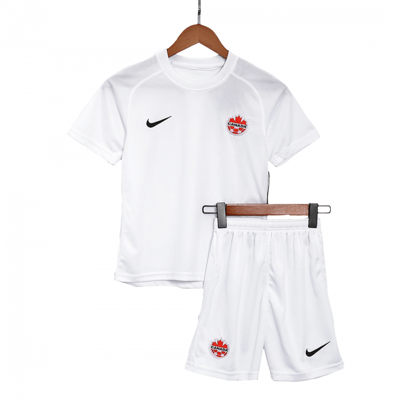 Canada 2022 Away White Kids Kit