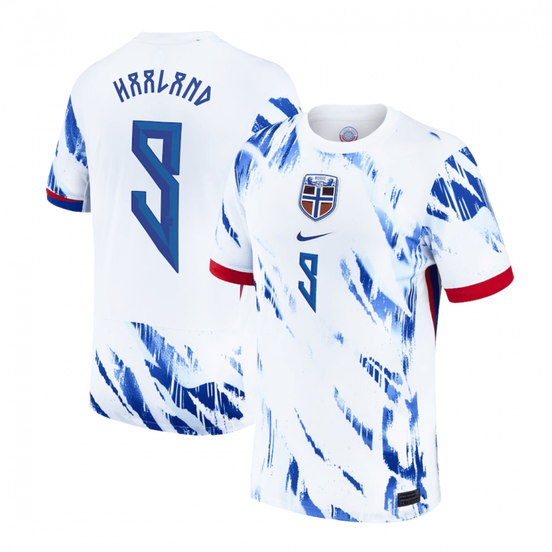 HAALAND #9 Norway 2024 Away White Jersey